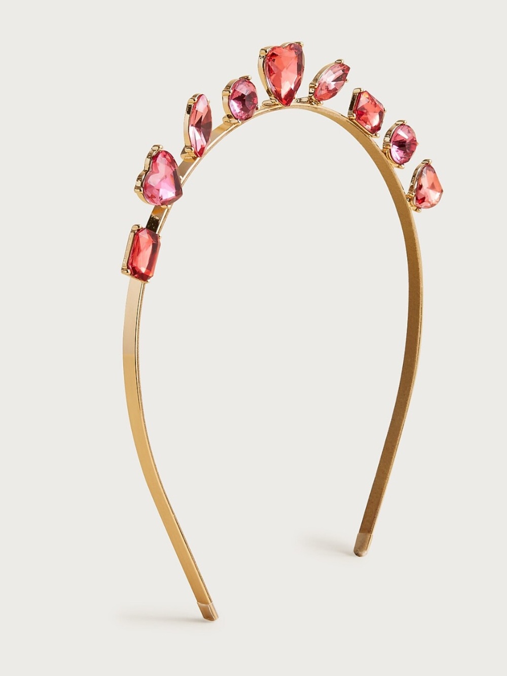 J crew Girls' heart gem headband